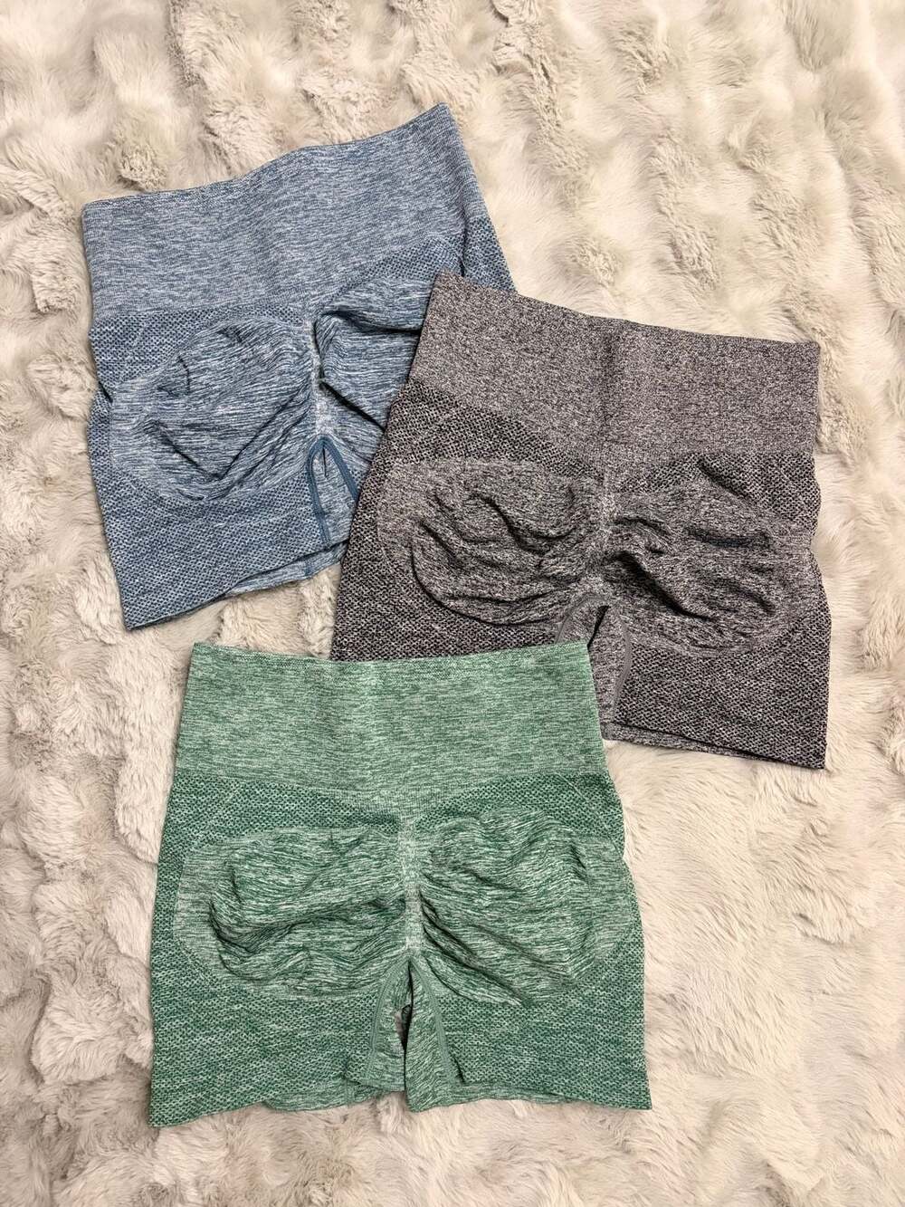 Gym Shorts Scrunch Butt Lift Yoga Shorts Size M 3 Pack